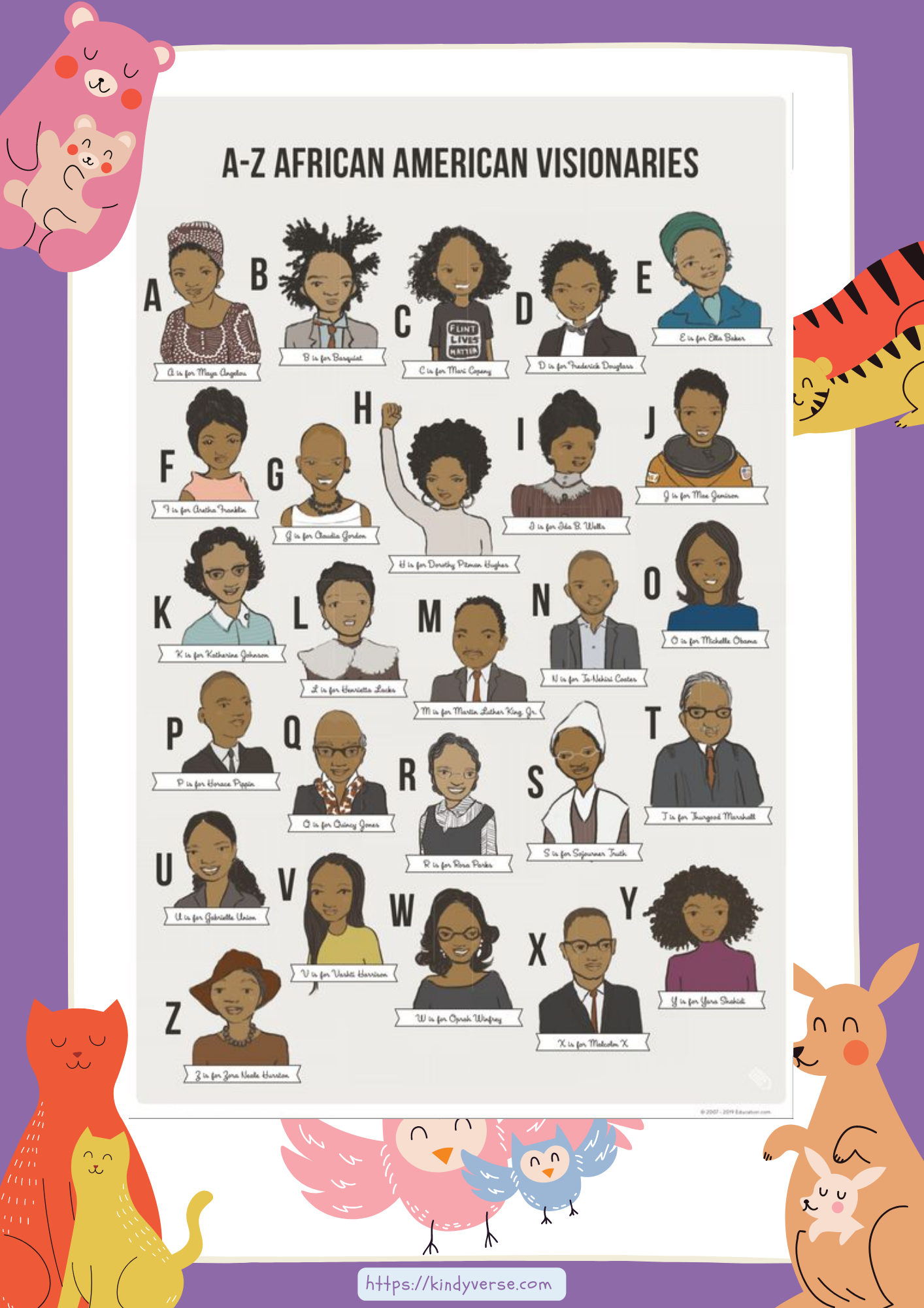 A-Z-African-American-Visionaries-Poster